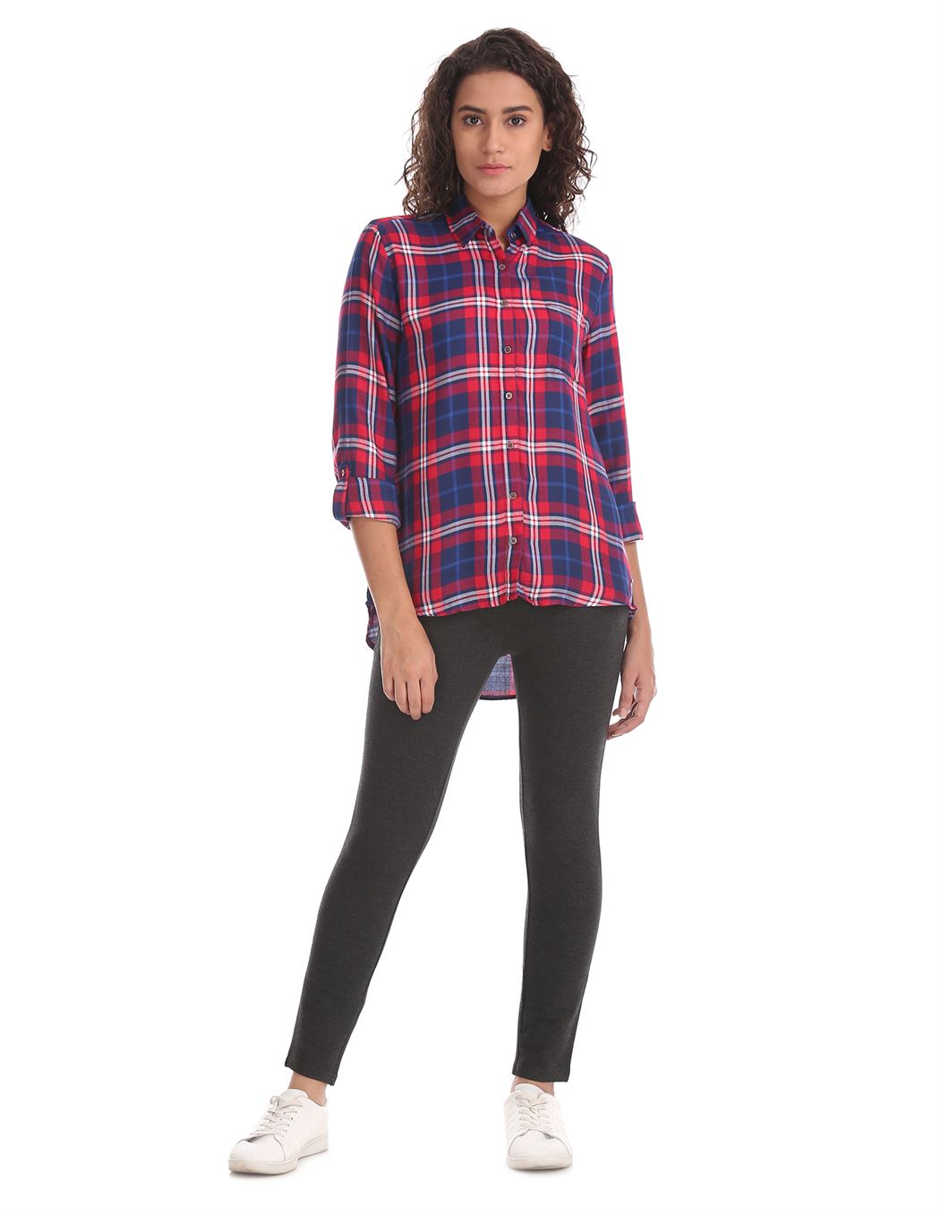 U.S. Polo Assn. Women Checkered Casual Wear Shirt